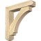 Ekena Millwork Imperial Craftsman Rough Sawn Bracket w/ Offset Brace, Douglas Fir, 6"W x 28"D x 28"H BKT0604X28X28IMP04RDF - alternate 1